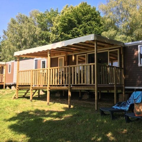 Stacaravan 8 personen - Stacaravan Aqua Premium 43 m² - 3 slaapkamers 6/8 pers