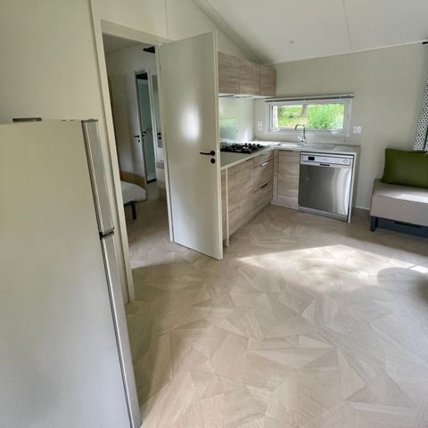 Mobilheim 8 Personen - Mobilheim Premium Rouffiac 40m² (3 Schlafzimmer) + 2 Bäder + LV + LL + Terrasse 6/8 Pers.