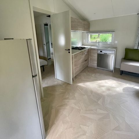 MOBILHOME 8 personnes - Mobil-home Premium Rouffiac 40m² (3 chambres) + 2 salles de bain + LV + LL + Terrasse 6/8 pers