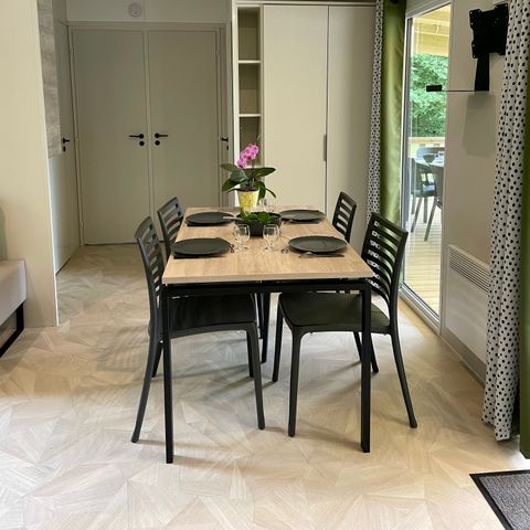 Mobilheim 8 Personen - Mobilheim Premium Rouffiac 40m² (3 Schlafzimmer) + 2 Bäder + LV + LL + Terrasse 6/8 Pers.