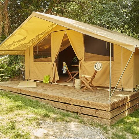 Tente en toile et en bois 5 personnes - NATURA