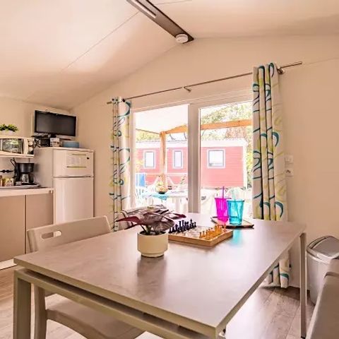 Stacaravan 4 personen - Vrije tijd 3 kamers 4 personen Airconditioning + TV