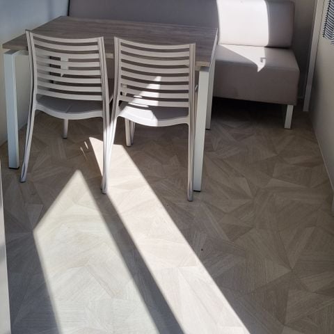 Mobilhome 1/3 personnes - CONFORT - 1 chambre - 20m² terrasse couverte
