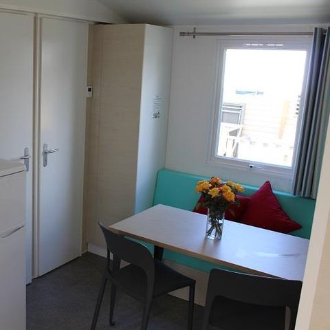 Mobilheim 4 Personen - Mobilheim CONFORT 2 Zimmer 24m² Überdachte Terrasse 4 Pers.