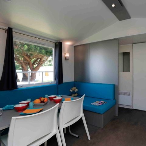 Mobilhome 4/6 personnes - CONFORT - 2 chambres - 28m² terrasse couverte