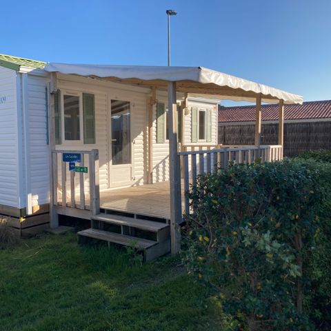 MOBILHOME 6 personas - Mobil-home STANDARD 2 habitaciones 28m² Terraza cubierta 4/6 pers