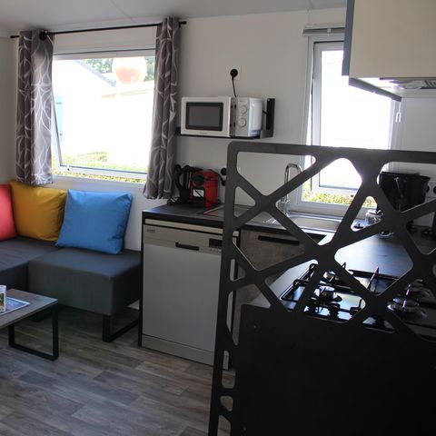 CASA MOBILE 8 persone - Casa mobile GRAND CONFORT 3 camere da letto 2 bagni 36 m² Terrazza coperta 6/8 pers.