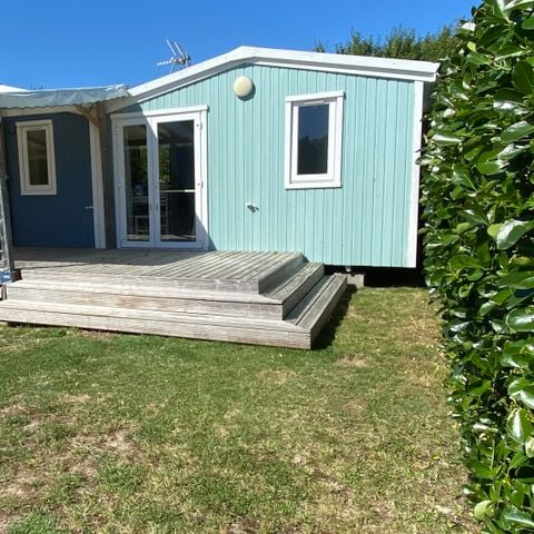 Stacaravan 8 personen - Stacaravan Cabane du Pêcheur GRAND CONFORT 3 kamers 34m² Overdekt terras 6/8 pers