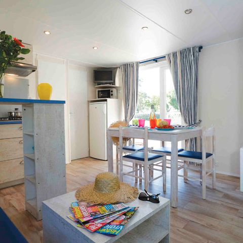 Mobilheim 8 personen - Mobilheim Cabane du Pêcheur GRAND CONFORT 3 Zimmer 34m² Überdachte Terrasse 6/8 Pers.