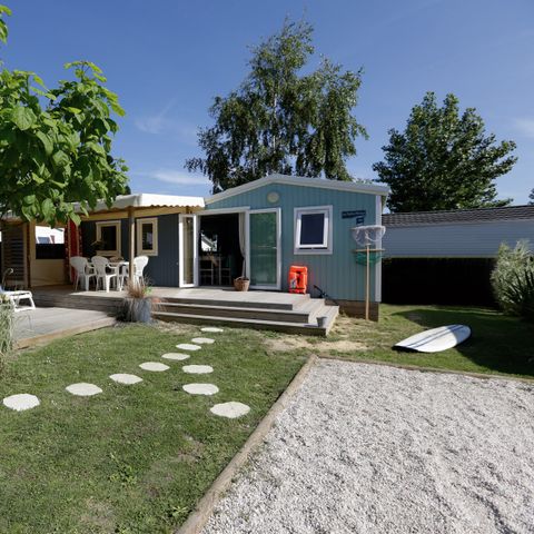 Mobilheim 8 personen - Mobilheim Cabane du Pêcheur GRAND CONFORT 3 Zimmer 34m² Überdachte Terrasse 6/8 Pers.