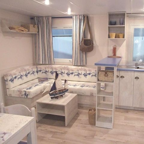 Mobilheim 8 personen - Mobilheim Cabane du Pêcheur GRAND CONFORT 3 Zimmer 34m² Überdachte Terrasse 6/8 Pers.