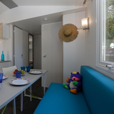 Mobilheim 8 Personen - Mobilheim CONFORT 3 Zimmer 29m² Überdachte Terrasse 6/8 Pers.