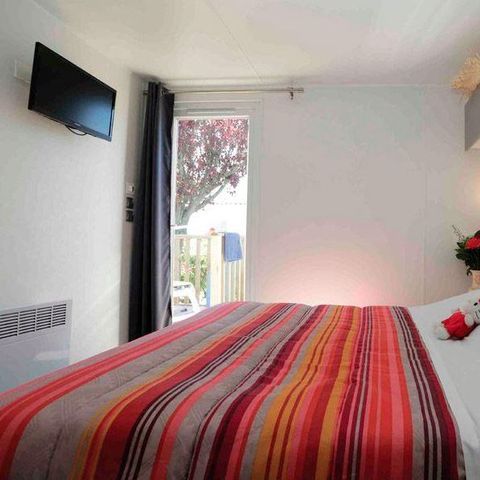 CASA MOBILE 6 persone - Casa mobile CONFORT 2 camere + 2 bagni 28 m² Terrazza coperta 4/6 pers.