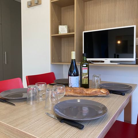 Mobilheim 4 Personen - PREMIUM 2 Schlafzimmer (CLIM)