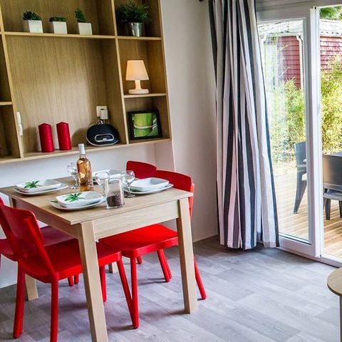 Mobilheim 4 Personen - PREMIUM 2 Schlafzimmer (CLIM)