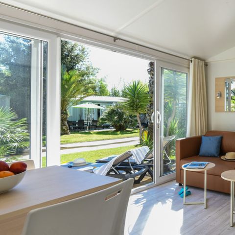 Mobilheim 4 Personen - PREMIUM 2 Schlafzimmer (CLIM)