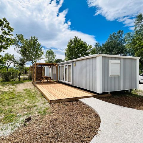 Stacaravan 6 personen - 3 PREMIUM slaapkamers (CLIM + PLANCHA)