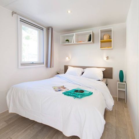 BUNGALOW 6 personnes - Comfort | 2 Ch. | 4/6 Pers. | Terrasse surélevée | Clim. | TV