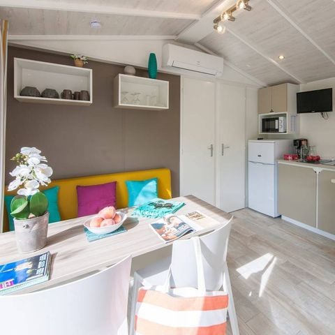 MOBILHOME 6 personnes - Comfort | 2 Ch. | 4/6 Pers. | Terrasse surélevée | Clim. | TV