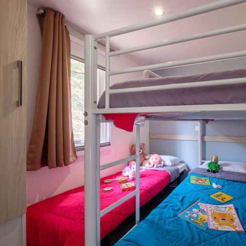 Mobile home 5 persons - Comfort | 2 Bedrooms | 5 Pers | Raised terrace | Air conditioning | TV