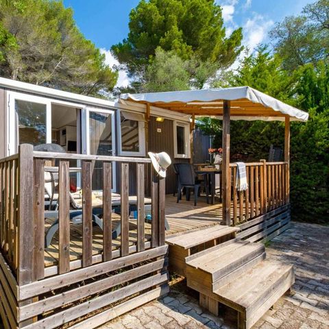 MOBILE HOME 4 people - Mobile-home | Comfort | 2 Bedrooms | 4 Pers. | Raised terrace | TV