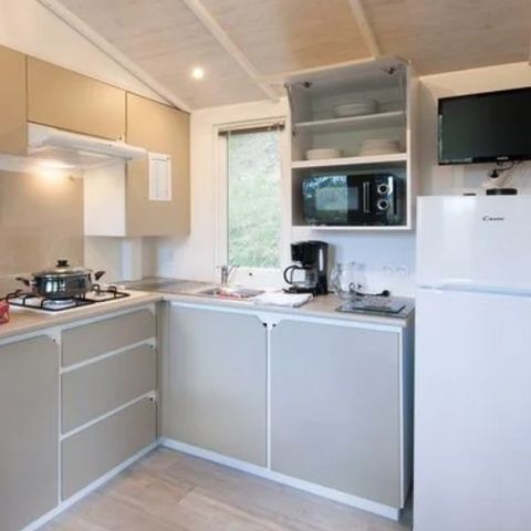 Mobile home 6 persons - | Comfort | 3 Bedrooms | 6 Pers | Single terrace | Air conditioning | TV