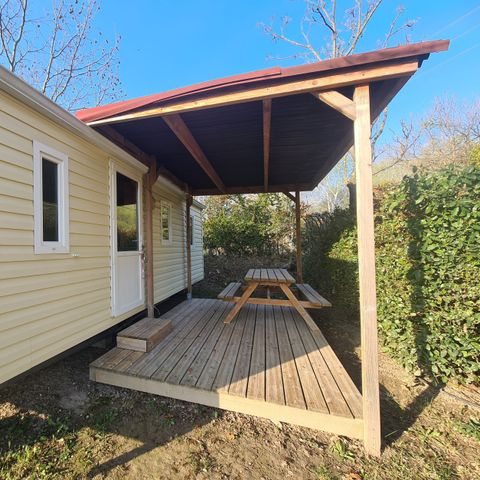 Stacaravan 5 personen - Stacaravan "SUNSHINE 5"-2 slaapkamers- 5 personen max (baby inbegrepen) 5 pers