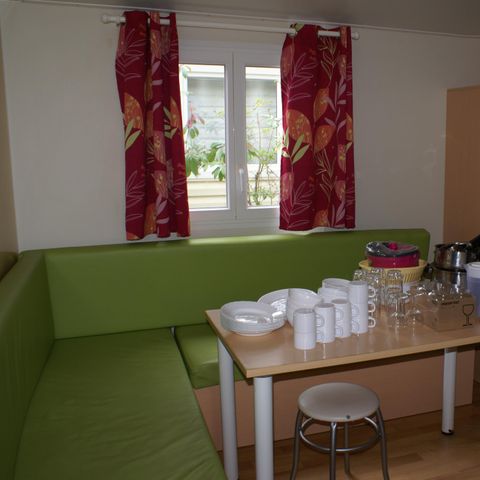 Mobilheim 5 Personen - Mobilheim "SUNSHINE 5"-2 Schlafzimmer- 5 Personen max (Baby inbegriffen) 5 pers