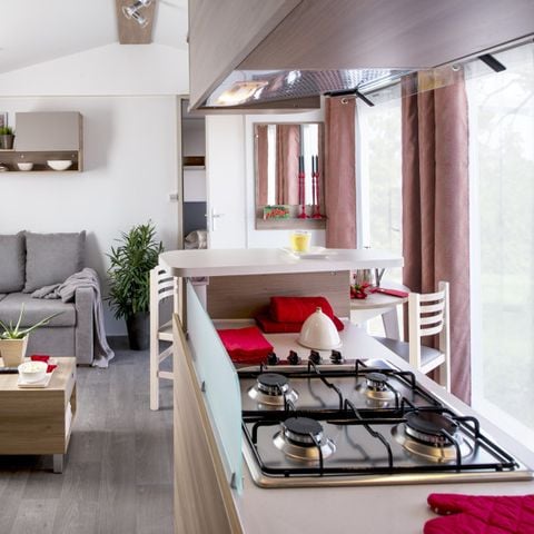 Mobilhome 6 personnes - AGORA 3 chambres climatisé 2 sdb 2 wc