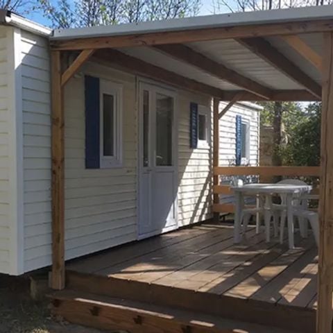 BUNGALOW 4 personnes - Mobil home "ALESIA" Climatisé +TV 2 chambres- max 4 personnes 4 pers
