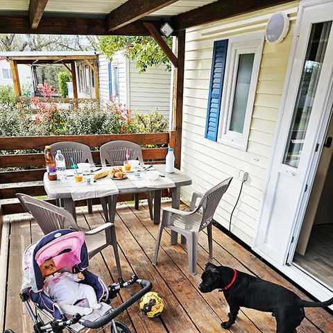 MOBILE HOME 5 people - Mobile home ALESIA 5 with air conditioning (1/5 pers max - including baby) 1/5 pers