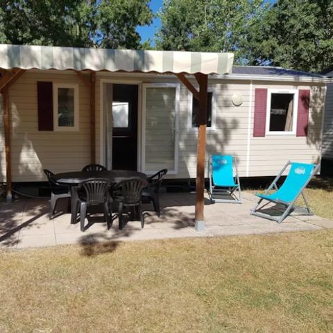 Mobilheim 6 Personen - BALI TRIO-Strandseite