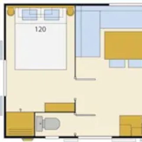 Mobilheim 4 Personen - CAPRI DUO -Küste TERRE