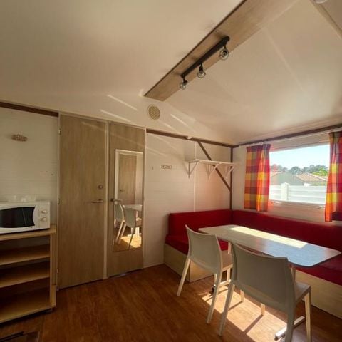 MOBILHOME 4 personas - Estándar 26m² 2 dormitorios + terraza (lado playa)