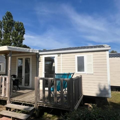MOBILHOME 6 personnes - Mobile-Home Standard 3 chambres + terrasse (coté terre)