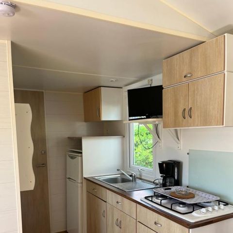 Mobilheim 6 personen - Standard - 3 Zimmer - Terrasse - Landseite