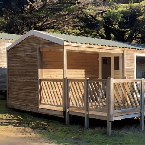 Mobile home 4 persons - Standard 25m² - 2 bedrooms - Semi-covered terrace