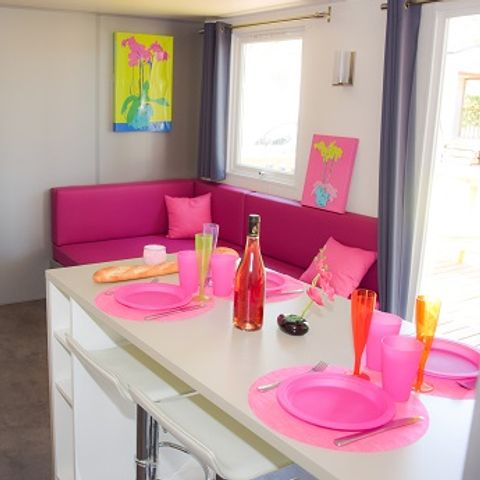 Stacaravan 6 personen - Het blue lagoon trio Hedendaags