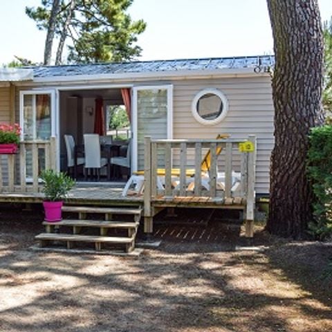 Mobilhome 5 personnes - Le bleu lagon duo Contemporain
