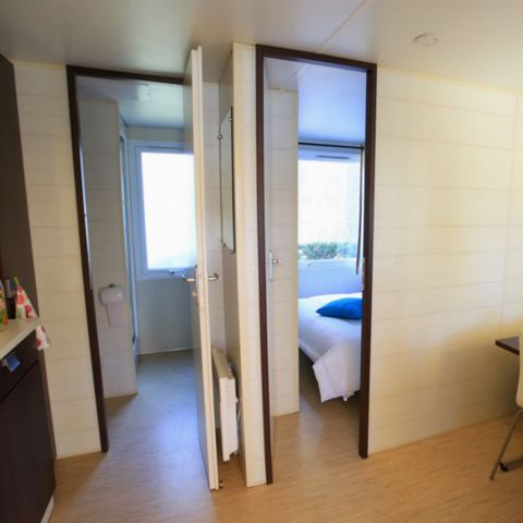 Mobilhome 4 personnes - Le bleu lagon Authentique