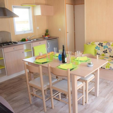 Mobilheim 6 personen - Cottage Trio Authentique 4 Zimmer 6 Personen