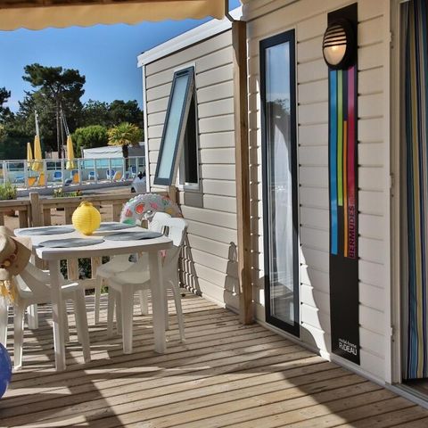Mobilhome 5 personas - Bleu Lagon Duo Contemporáneo 3 Habitaciones 5 Personas