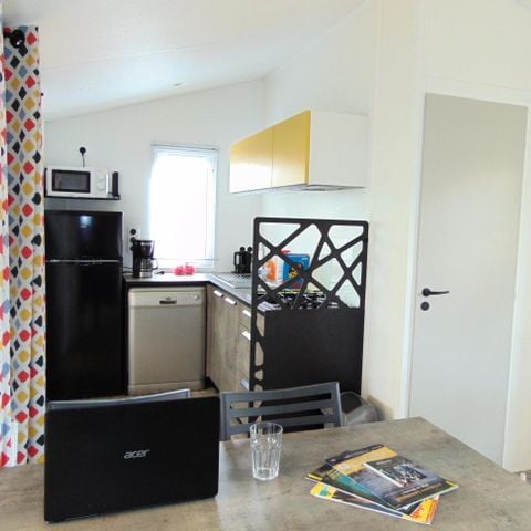 Mobilhome 5 personnes - Bleu Lagon Duo Confort 3 Pièces 5 Personnes Climatisé + TV