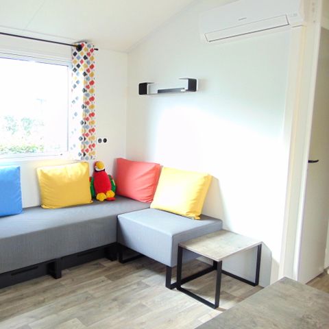 Casa mobile 5 persone - Bleu Lagon Duo Confort 3 Camere 5 Persone Aria condizionata + TV