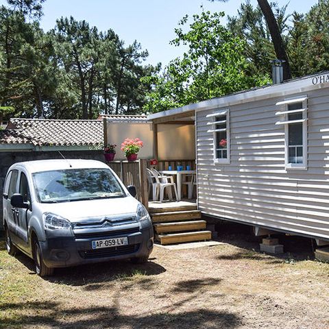 Mobilhome 5 personas - Le Cap Océan Duo Authentique 3 Habitaciones 5 Personas