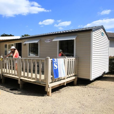 Mobilhome 6 personas - Le Sable d'Or Authentique 4 Habitaciones 6 Personas Aire acondicionado