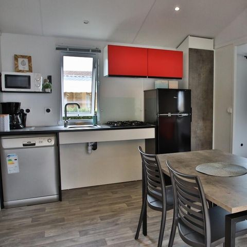 Stacaravan 4 personen - Stacaravan Eco PMR 3 Kamers 4 Personen + TV