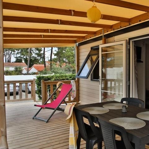 MOBILHOME 4 personnes - Mobil Home Eco PMR 3 Pièces 4 Personnes + TV