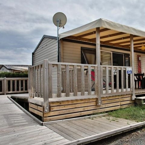 MOBILHOME 4 personnes - Mobil Home Eco PMR 3 Pièces 4 Personnes + TV