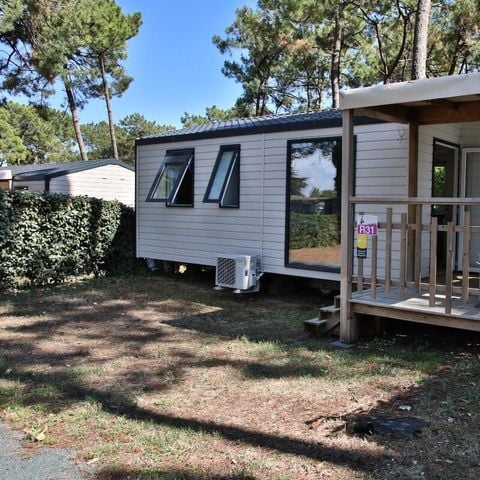 Mobilheim 6 personen - Le Cap Océan Trio Confort 4 Zimmer 6 Personen Klimatisiert + TV